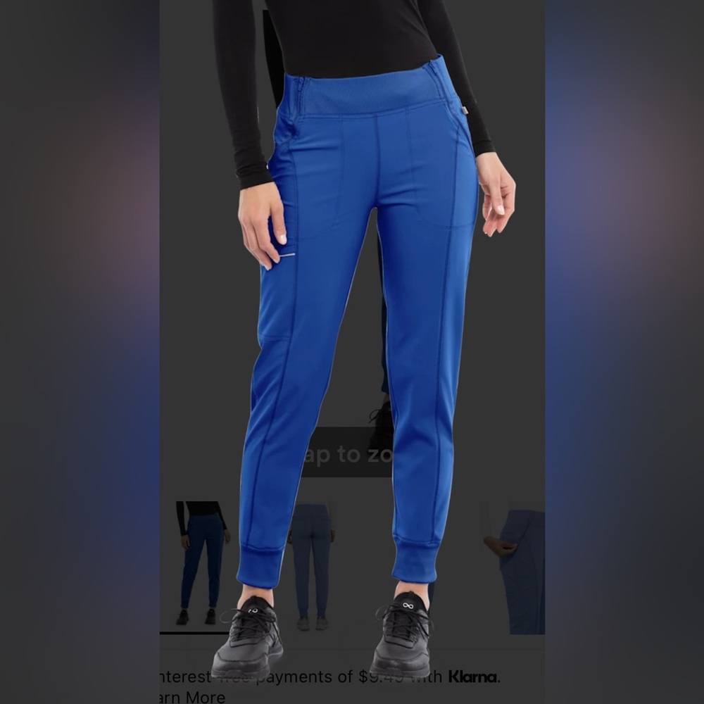 Cherokee Infinity Scrub Pants XS Tall 33.5” Royal Blue!